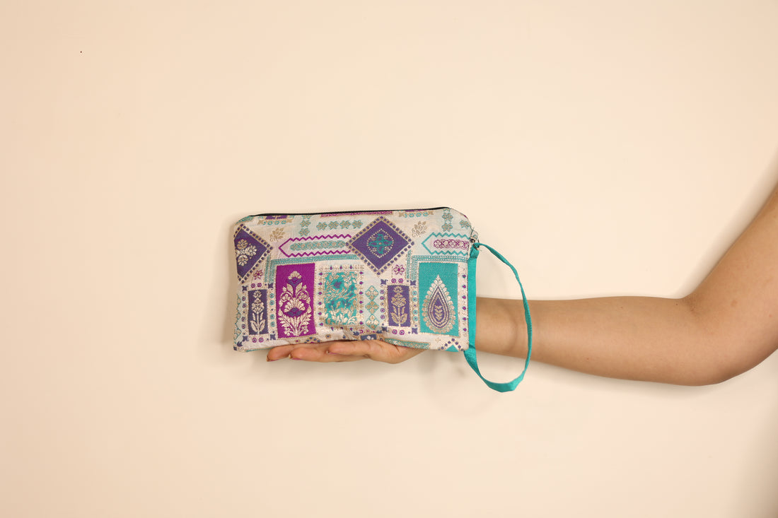 Brocade Vanity Pouch