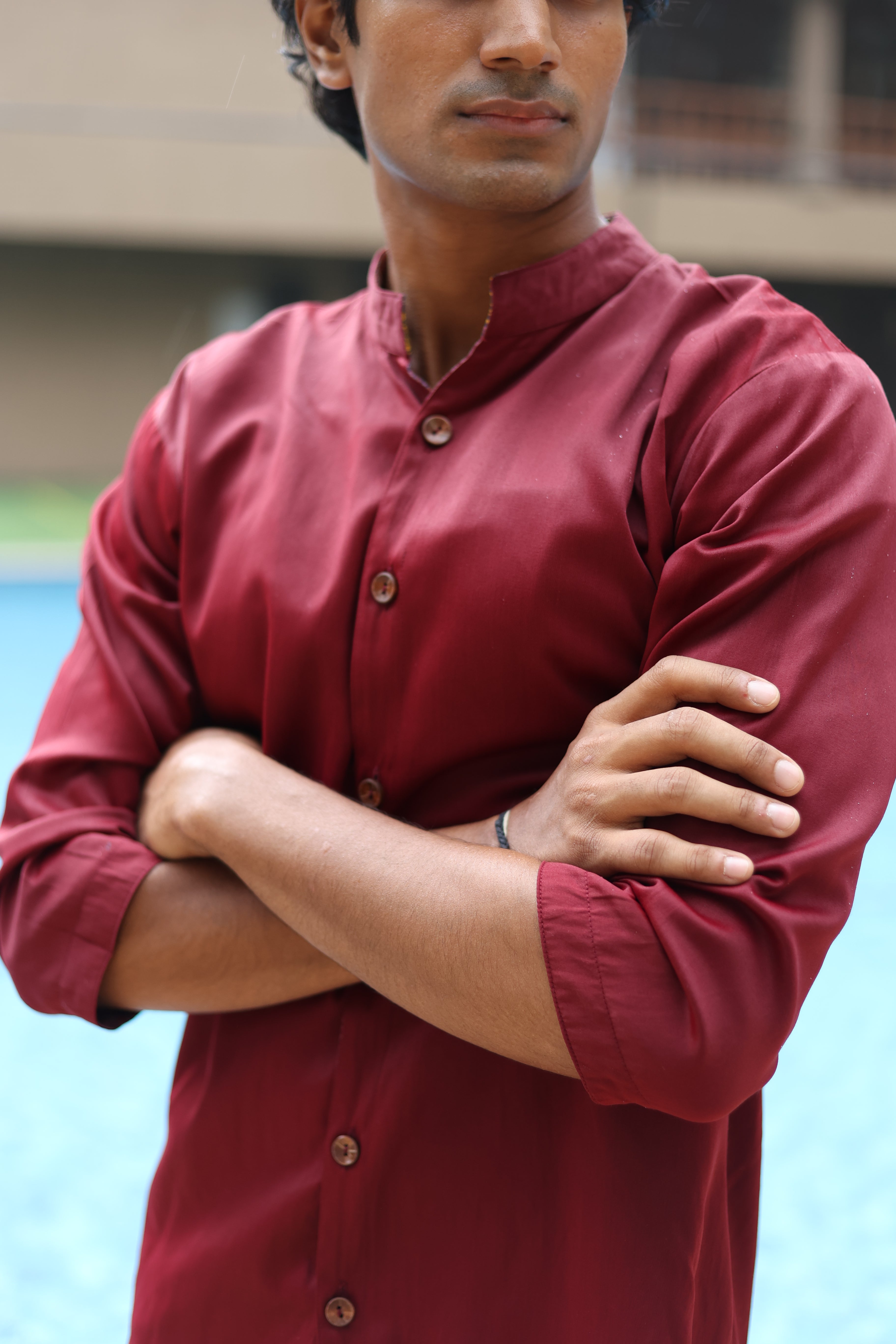 Boho + Maroon UniRev Shirt (Full Sleeves)