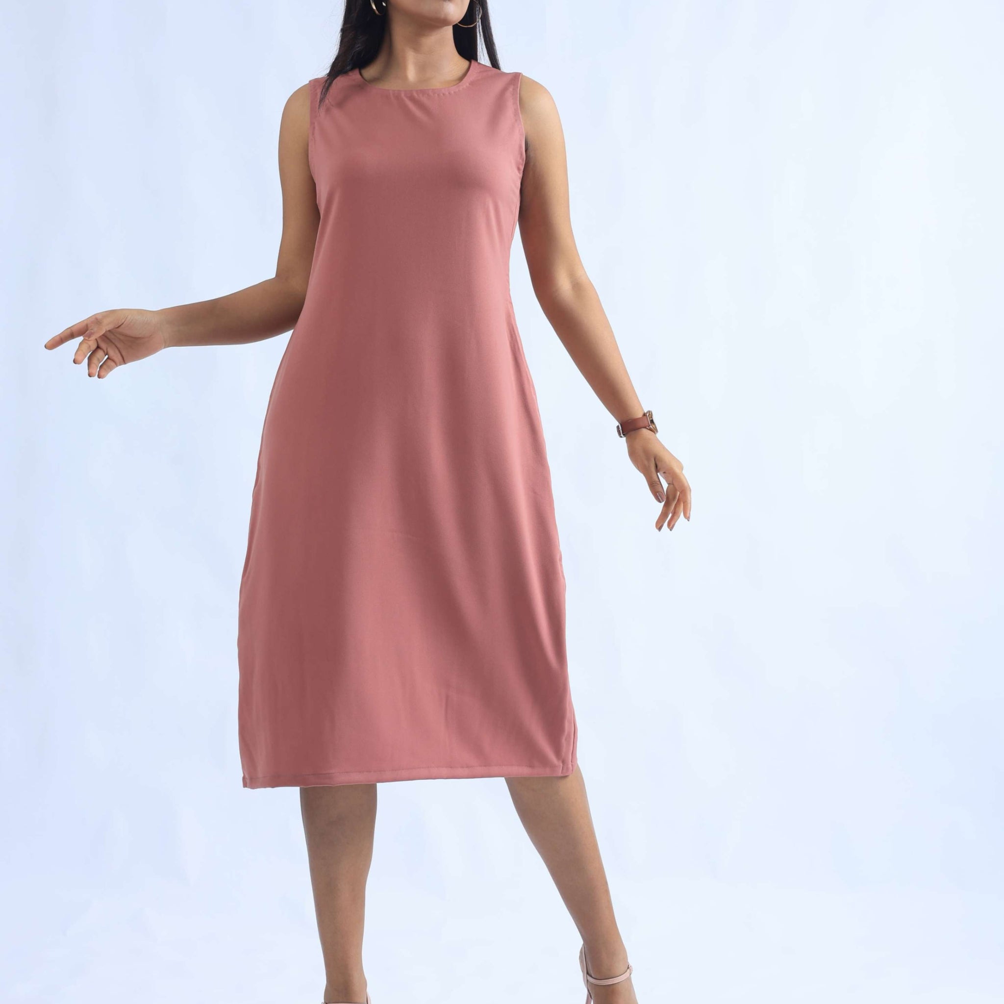 Triple Threat Dress - Dusky Rose