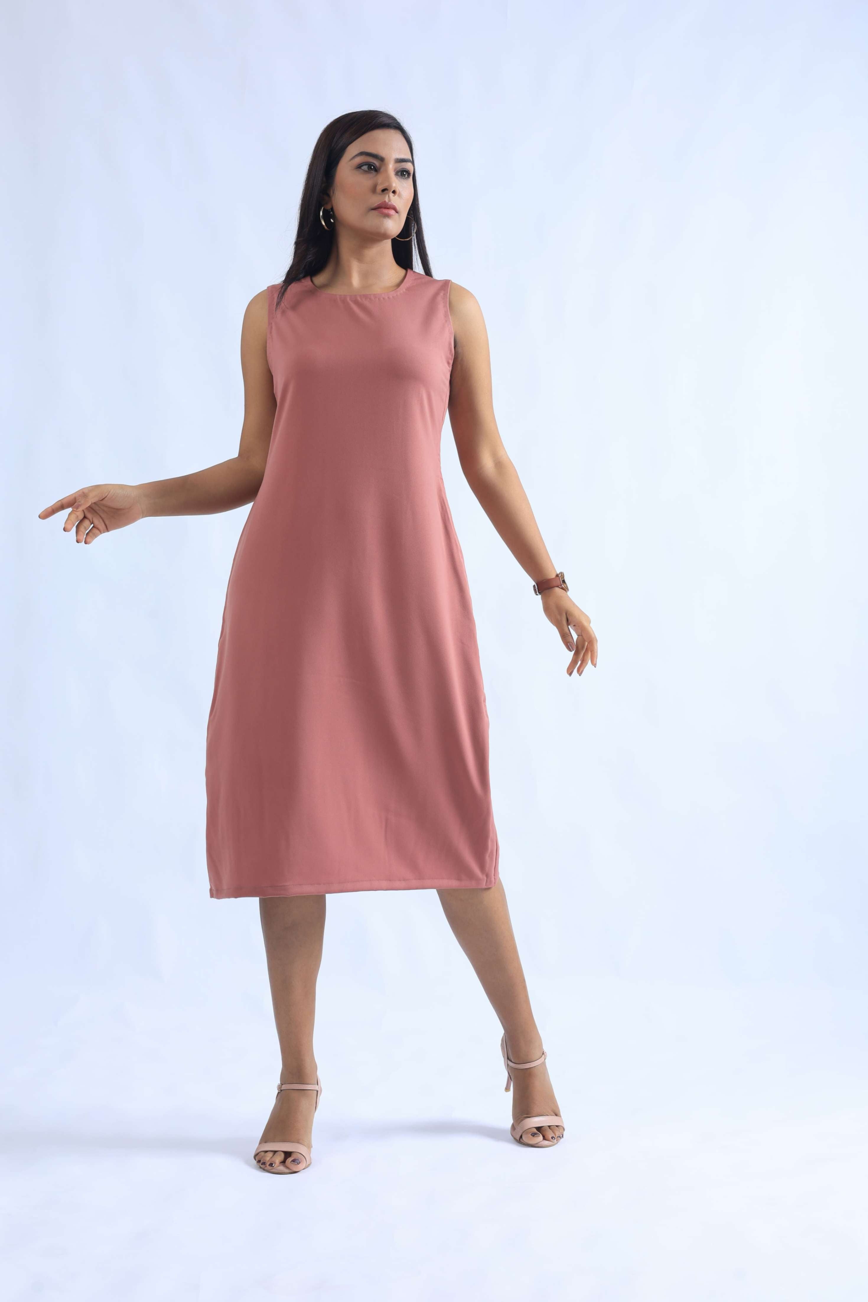 Triple Threat Dress - Dusky Rose