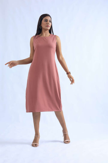 Triple Threat Dress - Dusky Rose