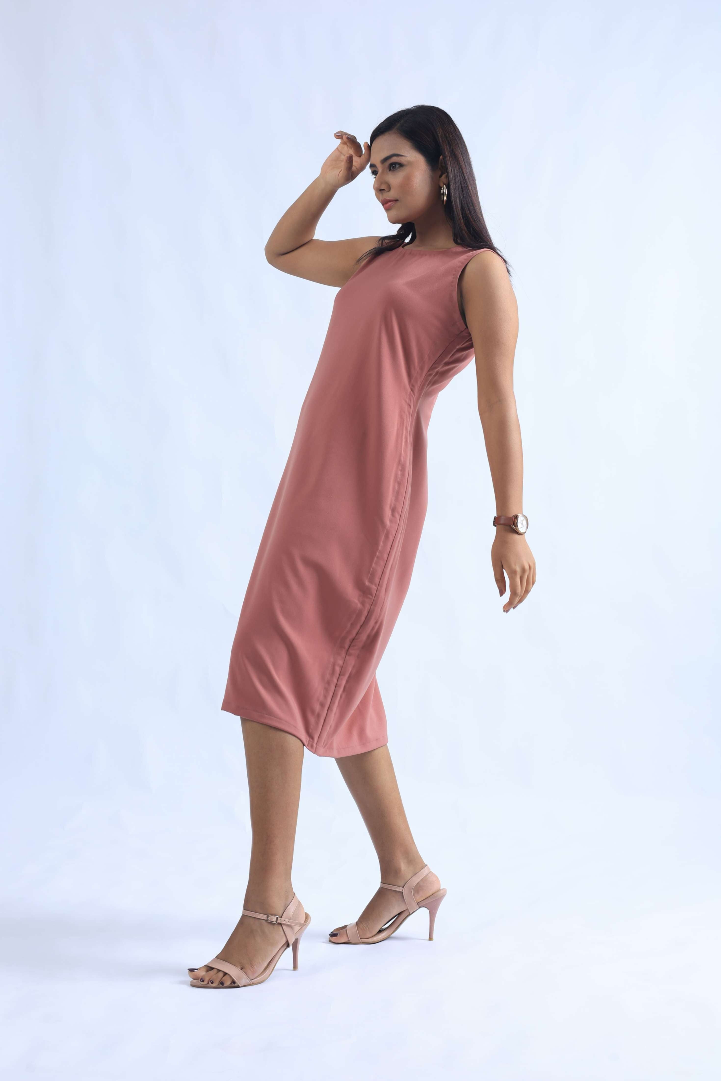 Triple Threat Dress - Dusky Rose