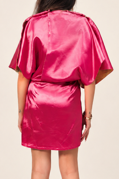 Capa Dress - Autumn Forest + Pink