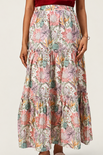 Cascada Skirt - Multicolour Floral