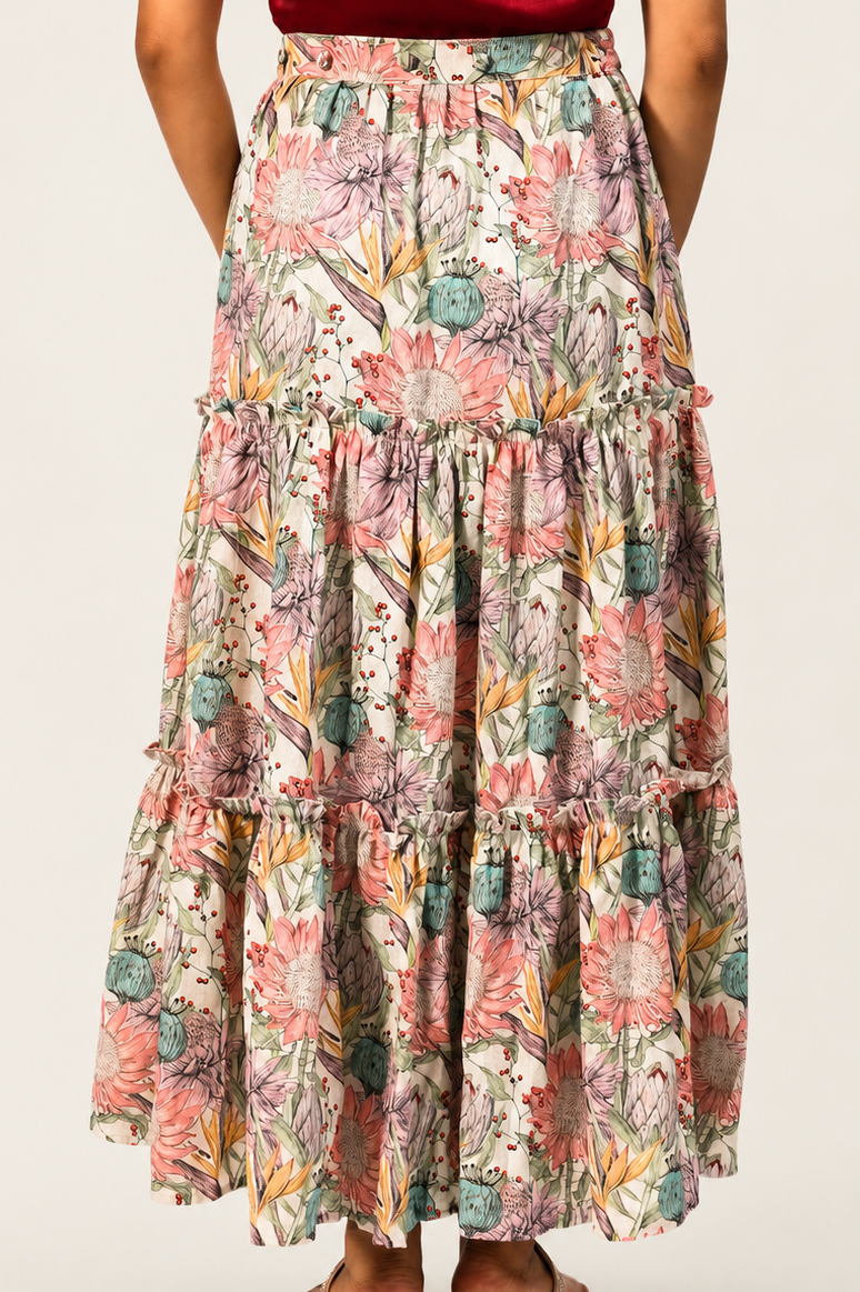Cascada Skirt - Multicolour Floral