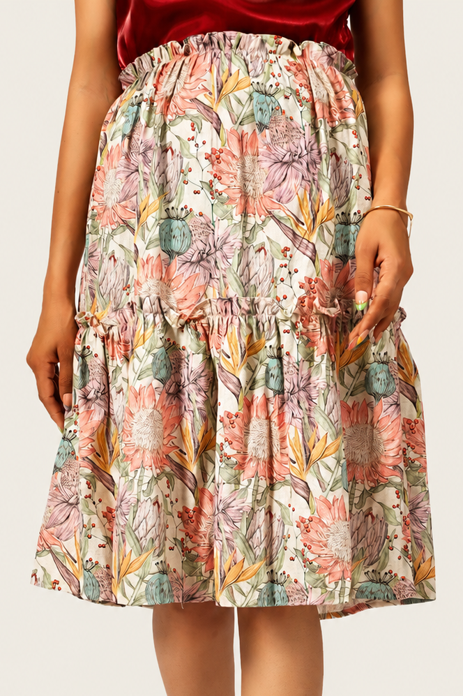 Cascada Skirt - Multicolour Floral
