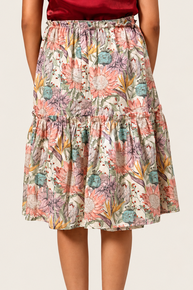 Cascada Skirt - Multicolour Floral