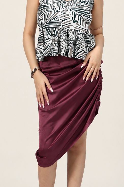Triple Threat Skirt - Purple