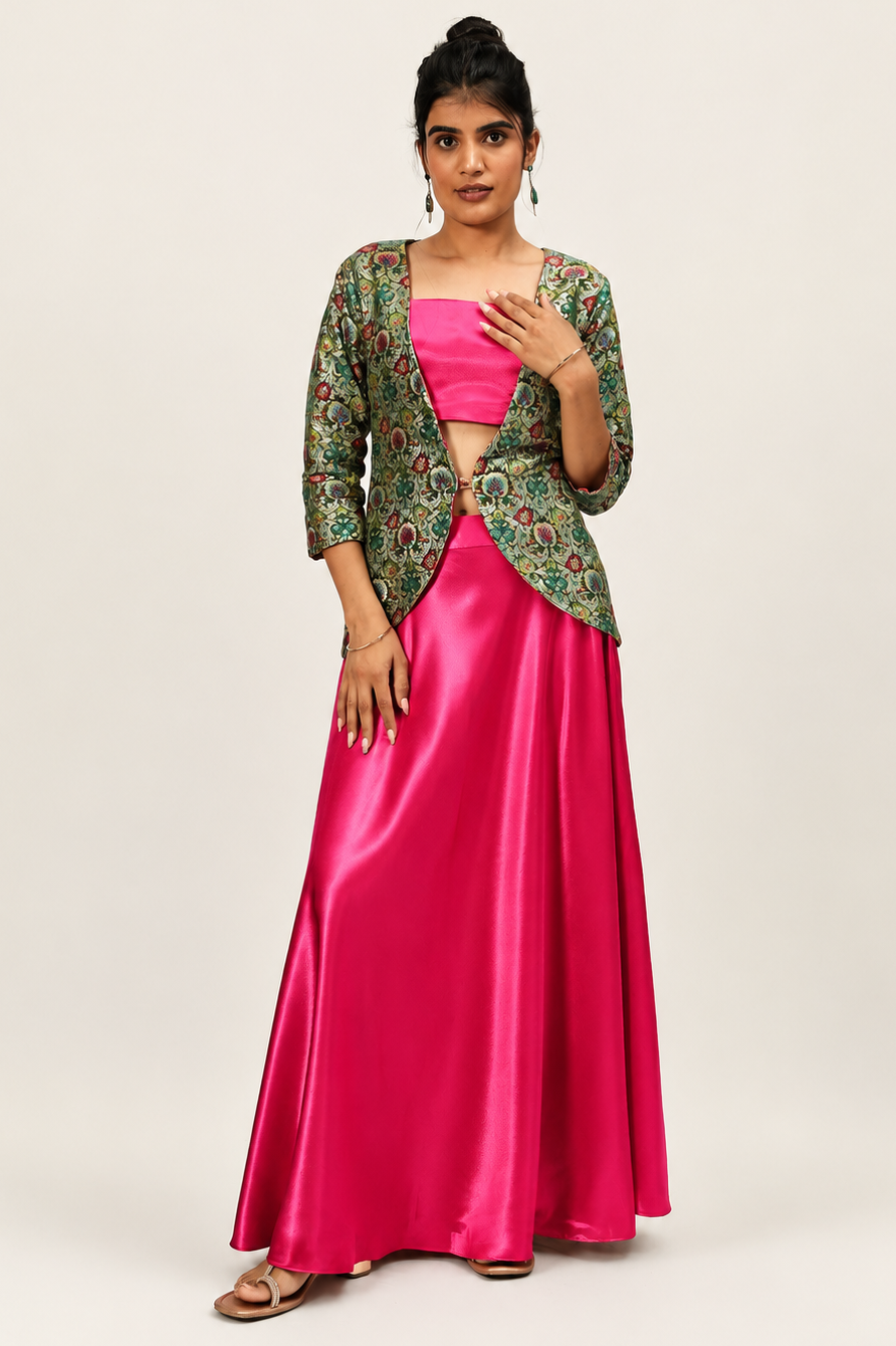 Shahana Set - Fuscia Pink