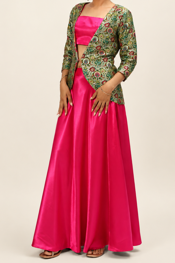 Shahana Set - Fuscia Pink