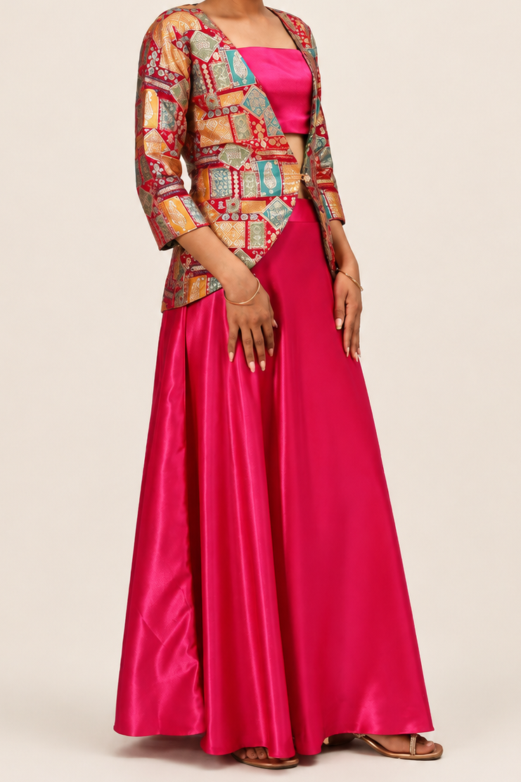 Shahana Set - Fuscia Pink