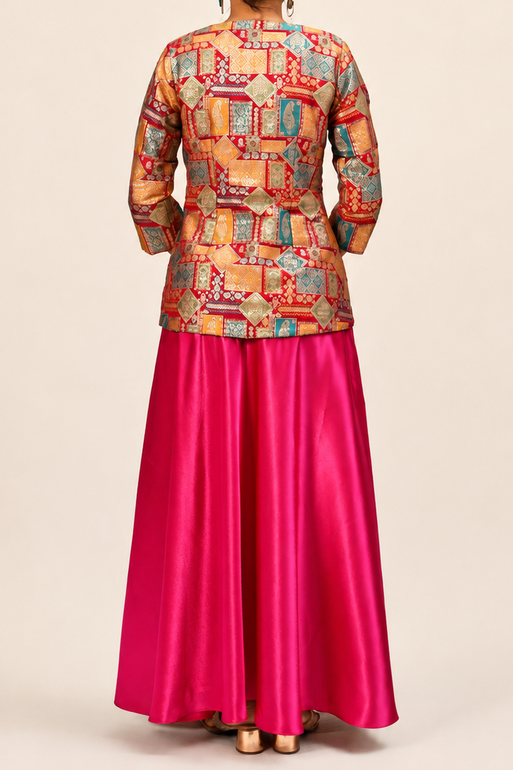 Shahana Set - Fuscia Pink