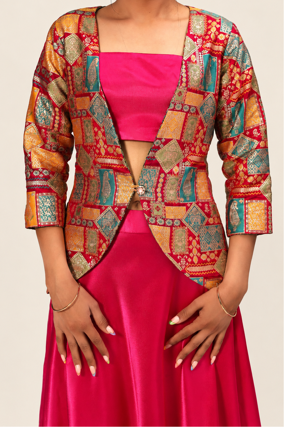 Shahana Set - Fuscia Pink