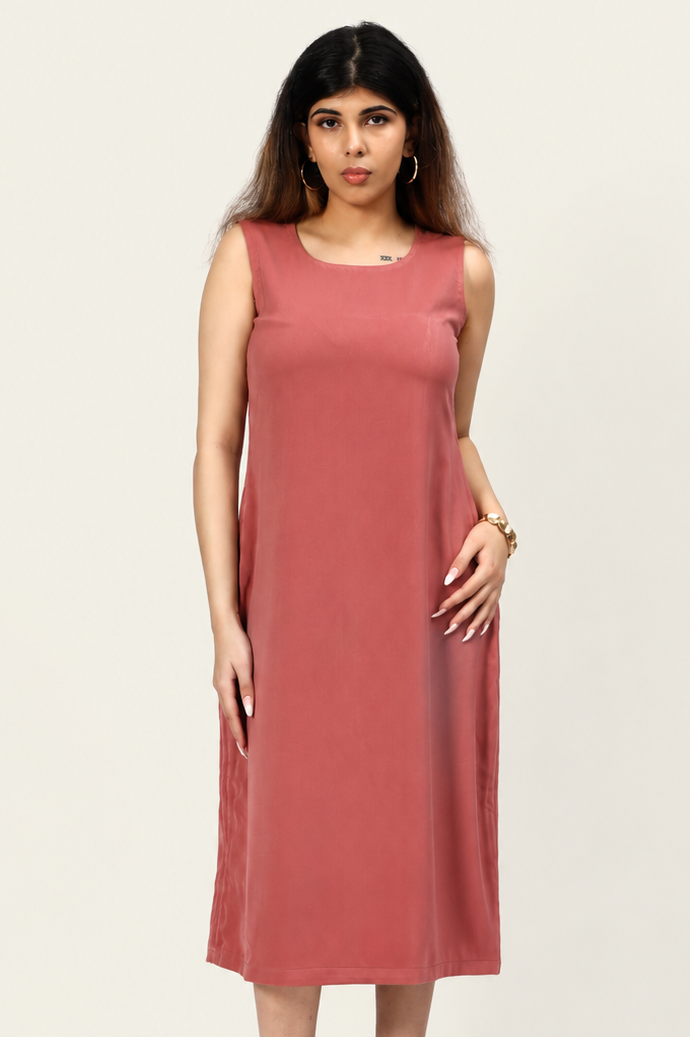 Triple Threat Dress - Dusky Rose