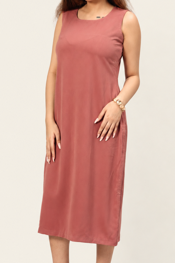 Triple Threat Dress - Dusky Rose