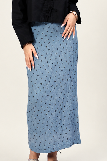 Triple Threat Skirt - Blue Triangle