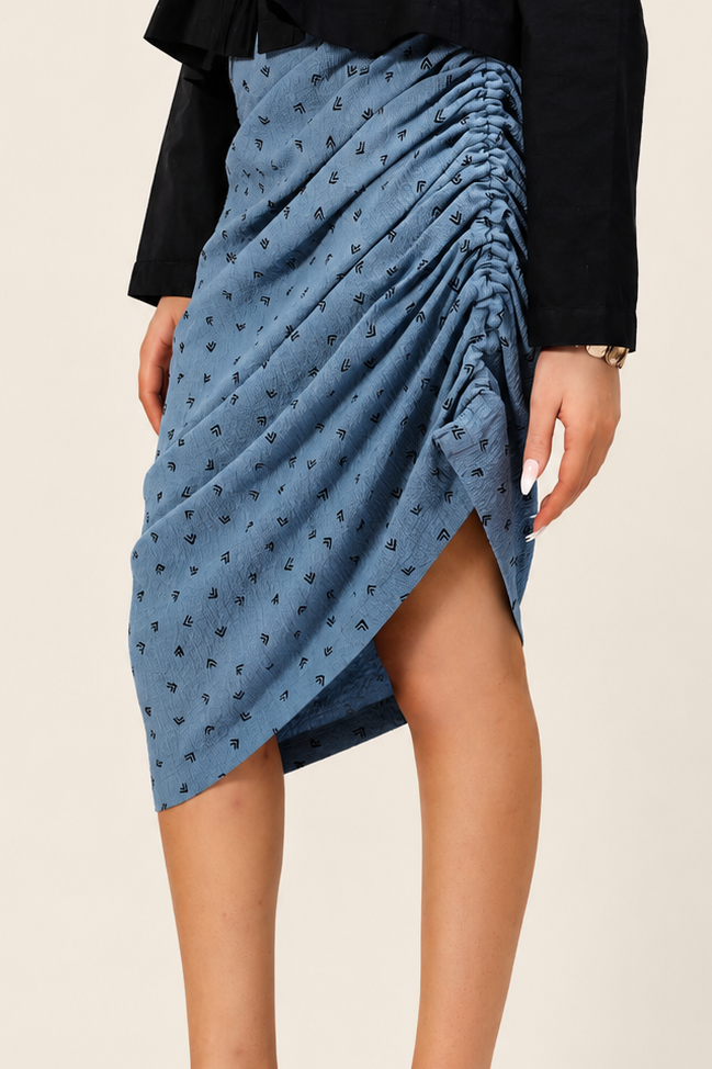 Triple Threat Skirt - Blue Triangle