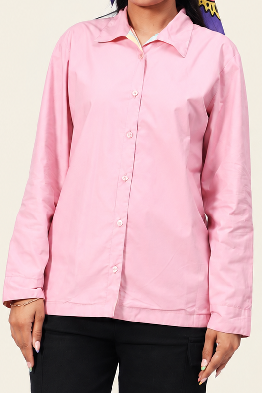 UniRev Shirt - Pastel Stripes + Pink