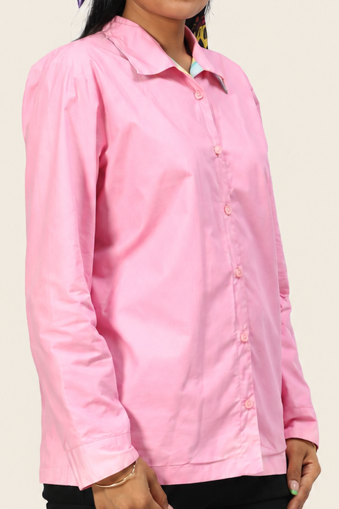 UniRev Shirt - Pastel Stripes + Pink