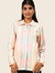 Pink + Multicoloured Stripes UniRev Shirt (Full Sleeves)