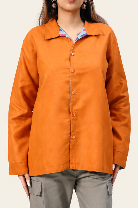 UniRev Shirt - Prism Dash + Orange