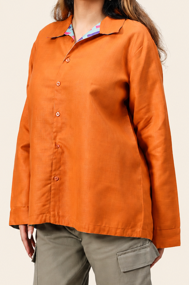 UniRev Shirt - Prism Dash + Orange