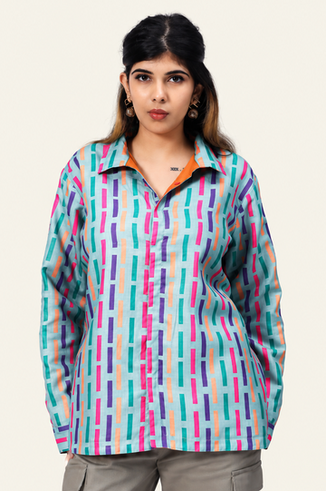 UniRev Shirt - Prism Dash + Orange