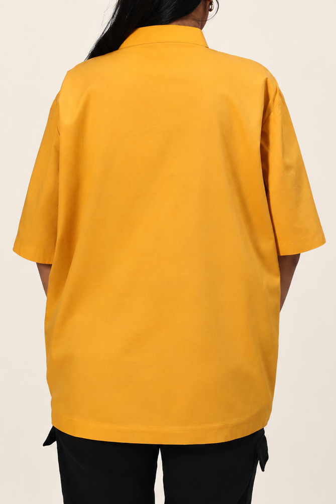 UniRev Shrt - Grey Area + Mustard