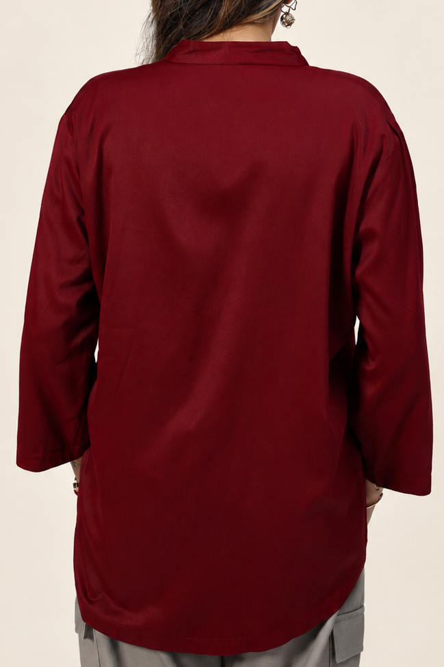 UniRev Shirt - Boho + Maroon