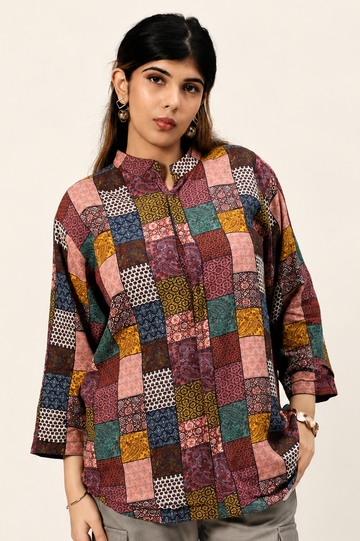 UniRev Shirt - Boho + Maroon