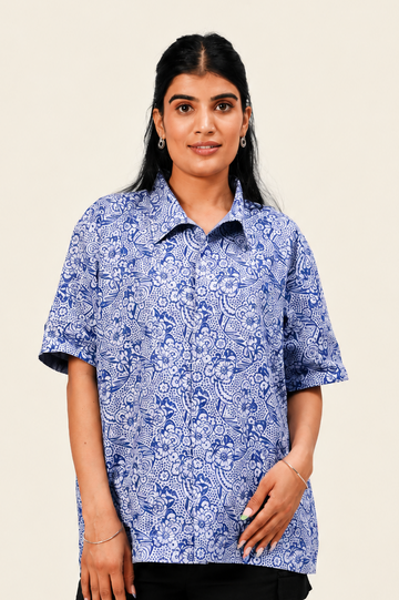 UniRev Shirt - Blue Lagoon + Brown
