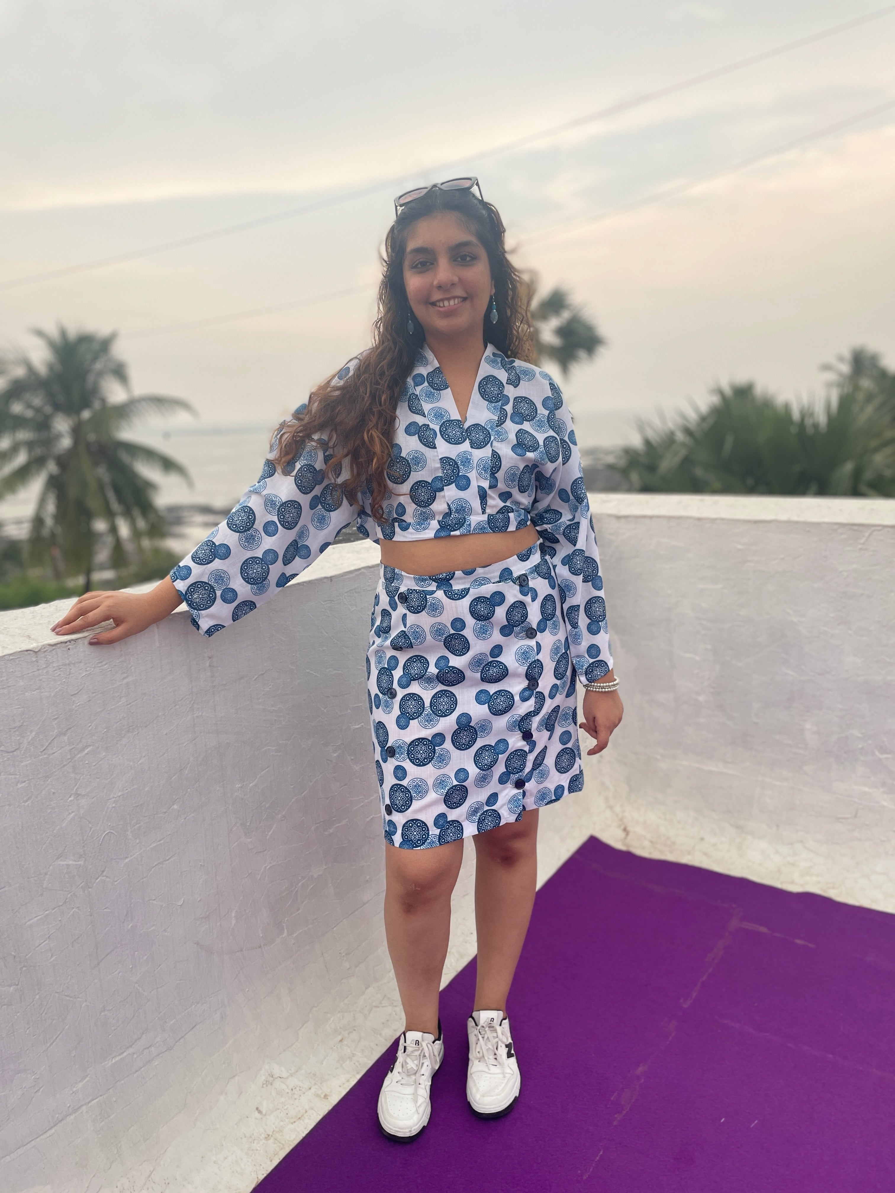 Japanese Circle Print  Nouveau Kimono