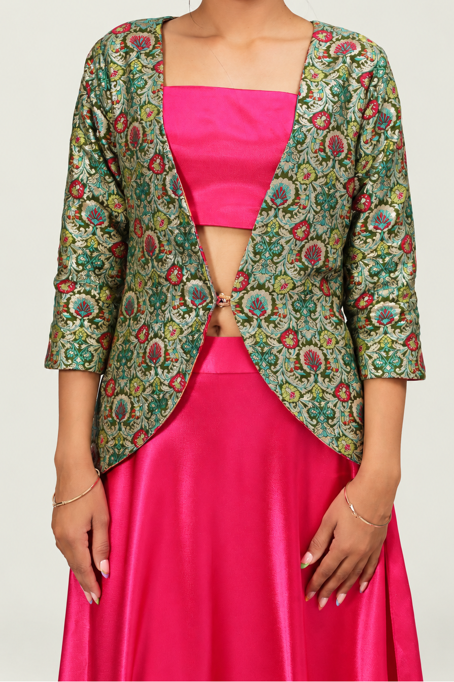 Shahana Set - Fuscia Pink