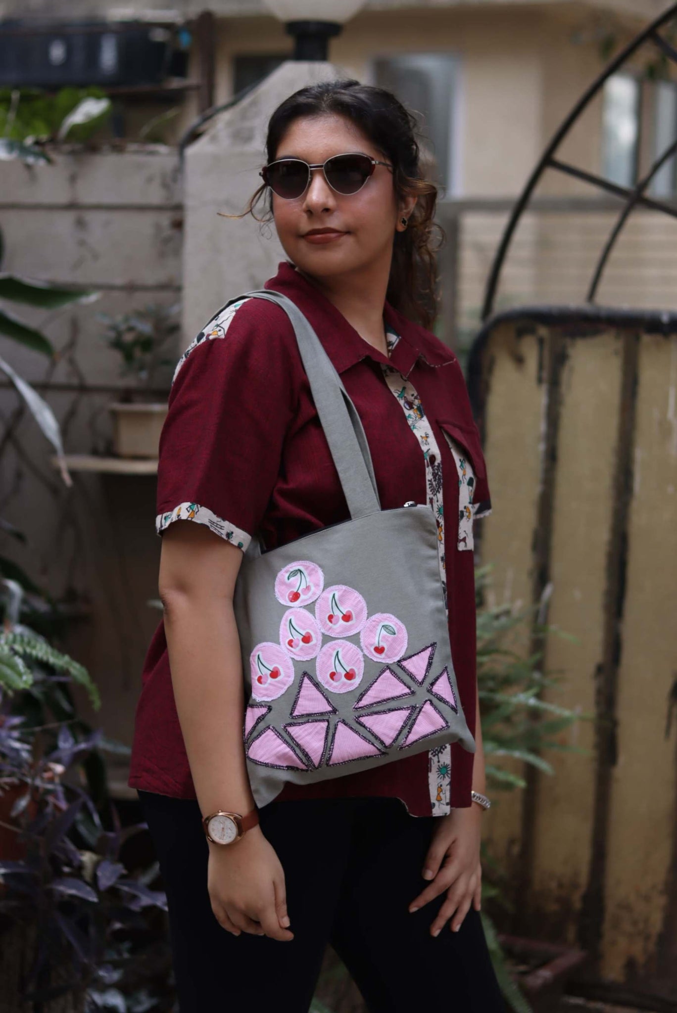 Cherries in a Broken Bowl Bag