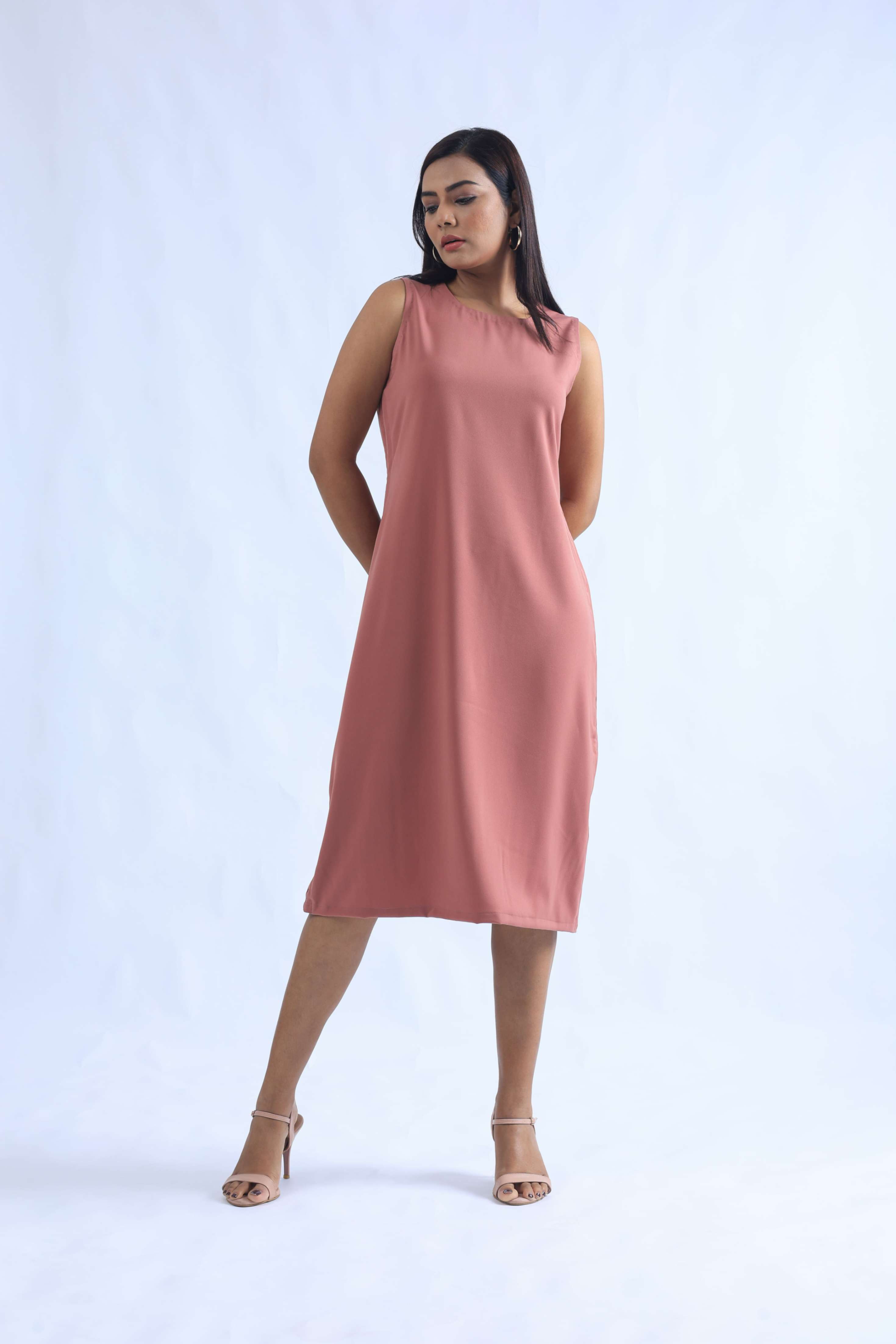 Triple Threat Dress - Dusky Rose