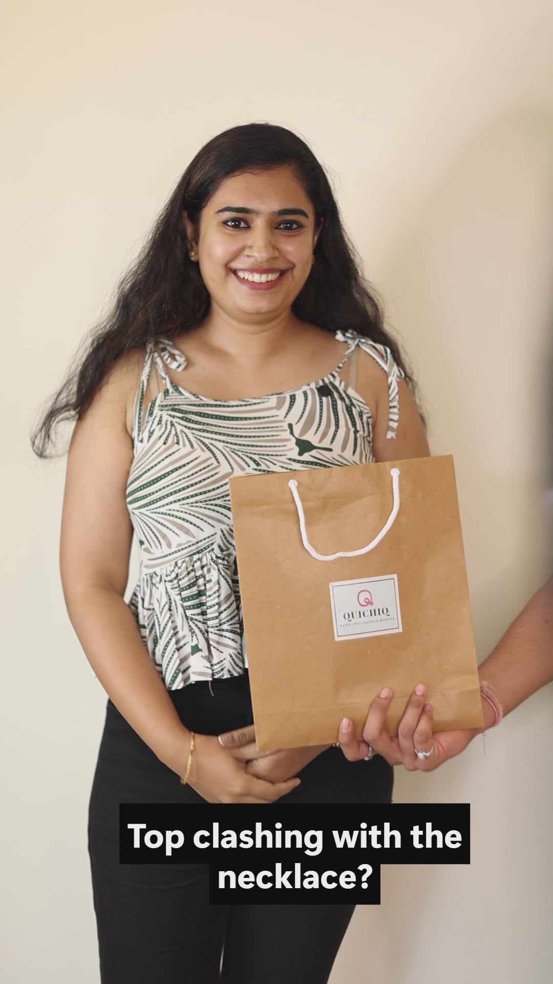 Leaves Print Double Trouble