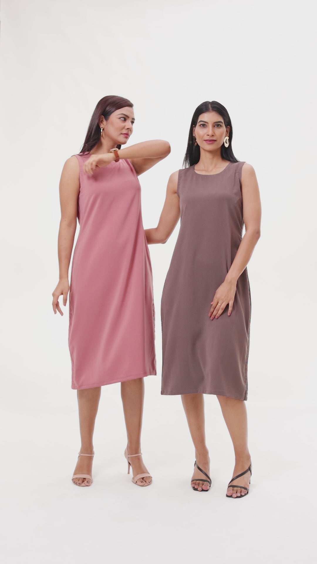 Taupe Triple Threat Dress