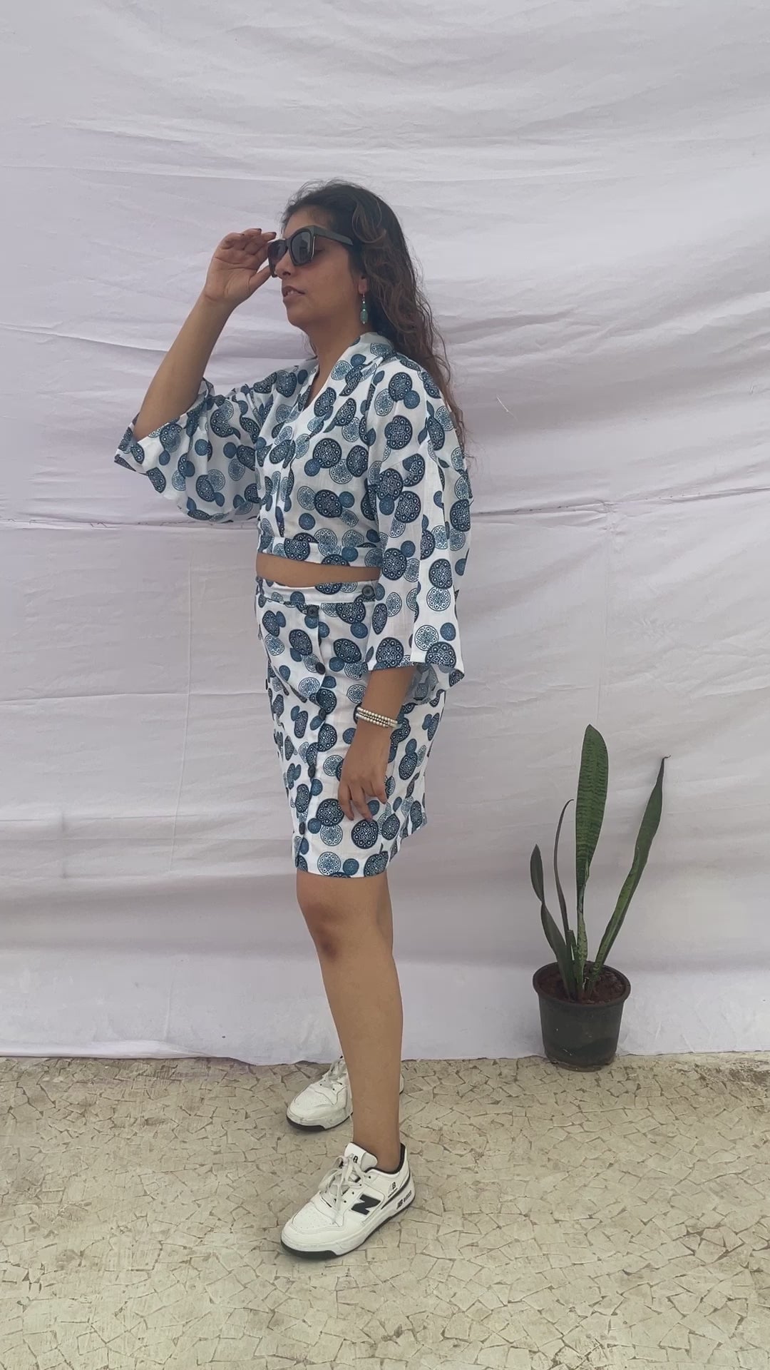 Japanese Circle Print  Nouveau Kimono